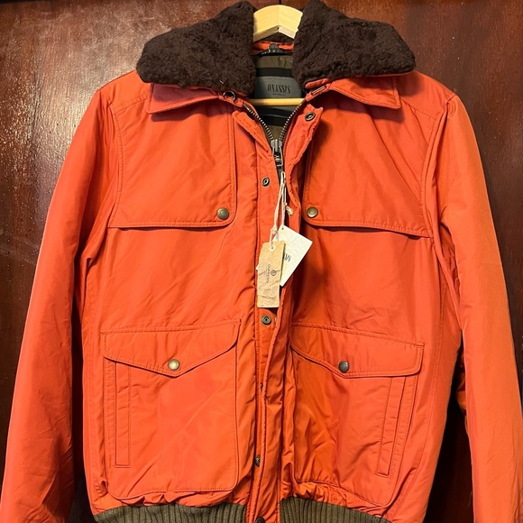 Men’s Onassis Mecca Orange Short Bomber